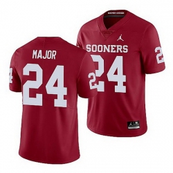 Oklahoma Sooners Marcus Major Crimson Limited Men'S Jersey