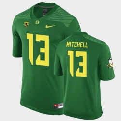 Men Oregon Ducks Dillon Mitchell Replica Green Game Football Jersey