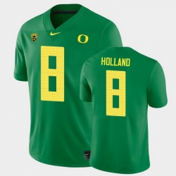 Men Oregon Ducks Jevon Holland College Football Green Game Jersey