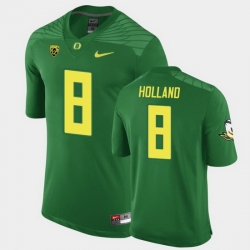 Men Oregon Ducks Jevon Holland Replica Green Game Football Jersey