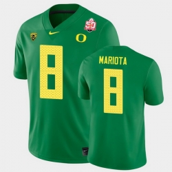 Men Oregon Ducks Marcus Mariota 2021 Fiesta Bowl Green Game Jersey 0A