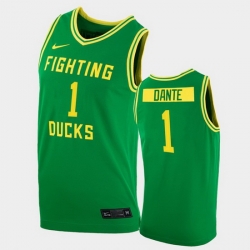 Men Oregon Ducks N'Faly Dante College Basketball Green Replica 2020 21 Jersey
