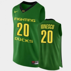 Men Oregon Ducks Sabrina Ionescu Authentic Green College Basketball Jersey