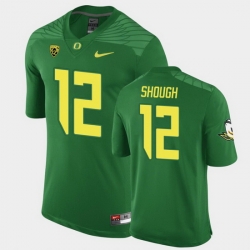 Men Oregon Ducks Tyler Shough Replica Green Game Football Jersey