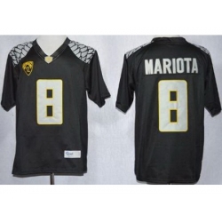 Oregon Duck 8 Marcus Mariota Black Limited NCAA Jerseys
