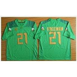 Oregon Ducks #21 Royce Freeman Green Limited Stitched NCAA Jersey