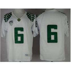 Oregon Ducks #6 Charles Nelson White Limited Stitched NCAA Jersey