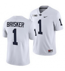 penn state nittany lions jaquan brisker white college football men jersey
