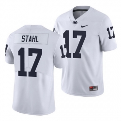 penn state nittany lions mason stahl white limited men's jersey