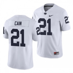 penn state nittany lions noah cain white limited men's jersey