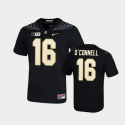 Men Purdue Boilermakers Aidan O'Connell Game Football Black Jersey