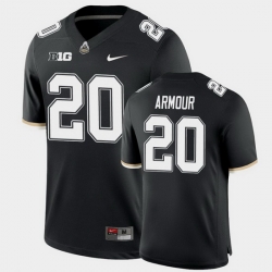 Men Purdue Boilermakers Alfred Armour College Football Game Black Jersey