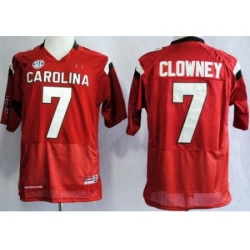 South Carolina Gamecocks 7 Jadeveon Clowney Red College Football NCAA Jersey