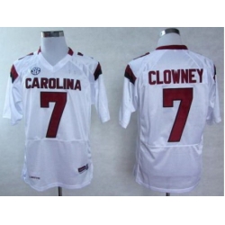 South Carolina Gamecocks 7 Jadeveon Clowney White College Football NCAA Jersey