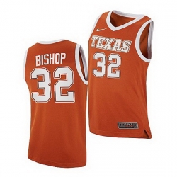 Texas Longhorns Christian Bishop Orange College Basketball 2021 Top Transfers Jersey