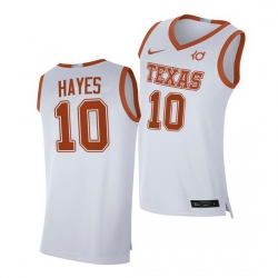 Texas Longhorns Jaxson Hayes White Alumni Player Texas Longhorns Jersey