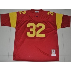 Trojans #32 O.J. Simpson Red Embroidered NCAA Jersey