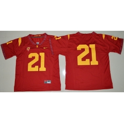 USC Trojans #21 Red College Football Jersey