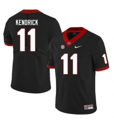 Men #11 Derion Kendrick Georgia Bulldogs College Football Jerseys Sale-Black