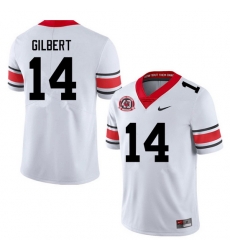 Men #14 Arik Gilbert Georgia Bulldogs College Football Jerseys Sale-40th Anniversary