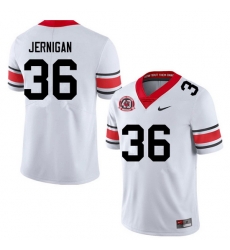 Men #36 Randon Jernigan Georgia Bulldogs College Football Jerseys Sale-40th Anniversary