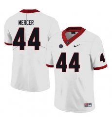 Men #44 Peyton Mercer Georgia Bulldogs College Football Jerseys Sale-white