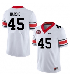 Men #45 Jacob Hardie Georgia Bulldogs College Football Jerseys Sale-40th Anniversary