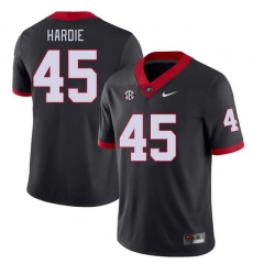 Men #45 Jacob Hardie Georgia Bulldogs College Football Jerseys Stitched-Black