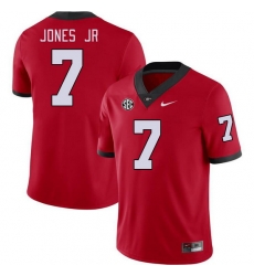 Men #7 Marvin Jones Jr Georgia Bulldogs College Football Jerseys Stitched-Red