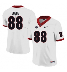 Men #88 Ryland Goede Georgia Bulldogs College Football Jerseys Sale-white
