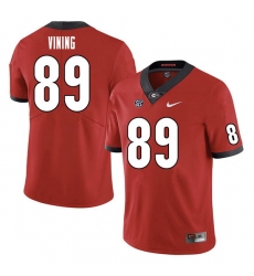 Men #89 George Vining Georgia Bulldogs College Football Jerseys Sale-Red