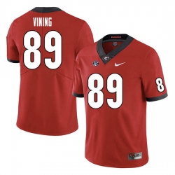 Men #89 George Vining Georgia Bulldogs College Football Jerseys Sale-Red