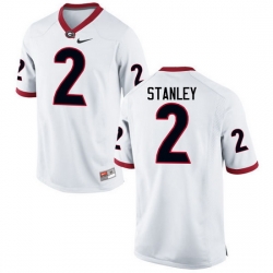 Men Georgia Bulldogs #2 Jayson Stanley College Football Jerseys-White