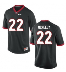 Men Georgia Bulldogs #22 Avery McNeely College Football Jerseys-Black
