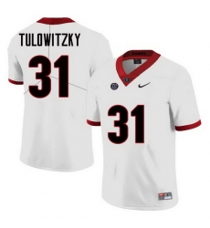 Men Georgia Bulldogs #31 Reid Tulowitzky College Football Jerseys Sale-White