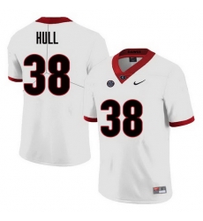 Men Georgia Bulldogs #38 Joseph Hull College Football Jerseys Sale-White