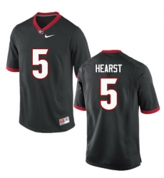 Men Georgia Bulldogs #5 Garrison Hearst College Football Jerseys-Black