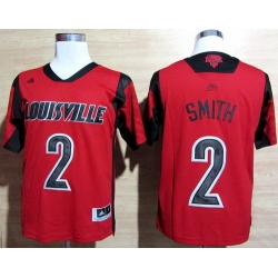 Louisville Cardinals 2 Russ Smith Red College NCAA Jerseys