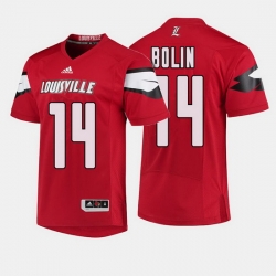 Louisville Cardinals Kyle Bolin College Football Red Jersey