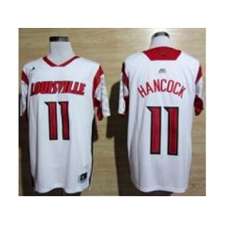 ncaa Louisville Cardinals #11 2013 March Madness Luke Hancock Authentic Jersey White