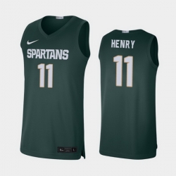 Michigan State Spartans Aaron Henry Green Alumni Limited Men'S Jersey