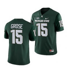 Michigan State Spartans Angelo Grose Green College Football Men Jersey