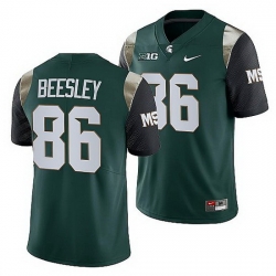 Michigan State Spartans Drew Beesley Green College Football Men Jersey