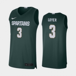 Michigan State Spartans Foster Loyer Green Limited Men'S Jersey