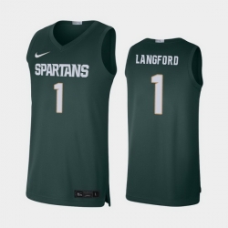 Michigan State Spartans Joshua Langford Green Limited Men'S Jersey