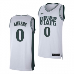 Michigan State Spartans Kyle Ahrens White Retro Limited Men'S Jersey