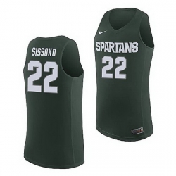 Michigan State Spartans Mady Sissoko Michigan State Spartans Replica Basketball Jersey