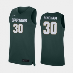 Michigan State Spartans Marcus Bingham Jr. Green Replica Men'S Jersey