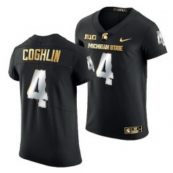 Michigan State Spartans Matt Coghlin 2021 22 Golden Edition Limited Football Black Jersey