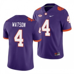 Clemson Tigers Deshaun Watson Purple College Football Men'S Jersey